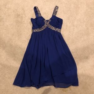 Royal Purple Cocktail Dress